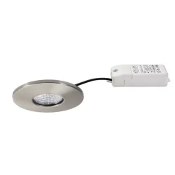 BRUMBERG Chooose -LED-uppoalasvalo pyöreä, nikkeli
