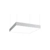 BRUMBERG LED-riippuvalaisin Biro Square on/off, hopea, 4000K, 4 000K