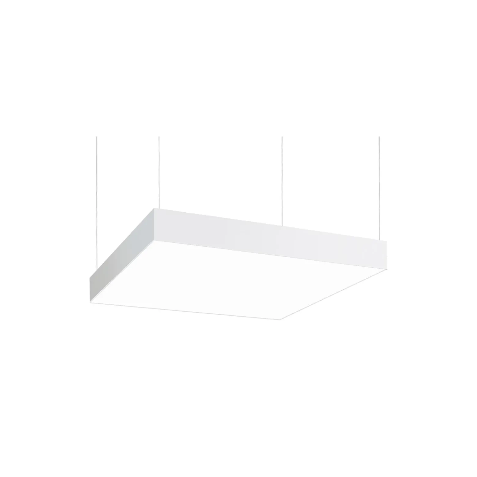 BRUMBERG LED-riippuvalaisin Biro Square, on/off, valkoinen, 4000K