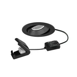 BRUMBERG LED-spotti BB35 on/off liitäntärasia kuvioitu musta