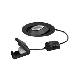 BRUMBERG LED-spotti BB35 on/off liitäntärasia kuvioitu musta