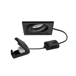 BRUMBERG LED-spotti BB37 on/off liitäntärasia kuvioitu musta