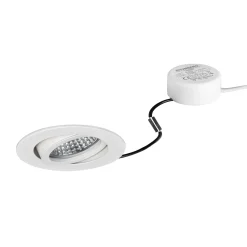 BRUMBERG LED upotettava valonheitin Tirrel-R RC, pyöreä ohjain,
