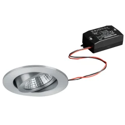 BRUMBERG-LED-uppovalo 38° pyöreä, alumiini, 2700K