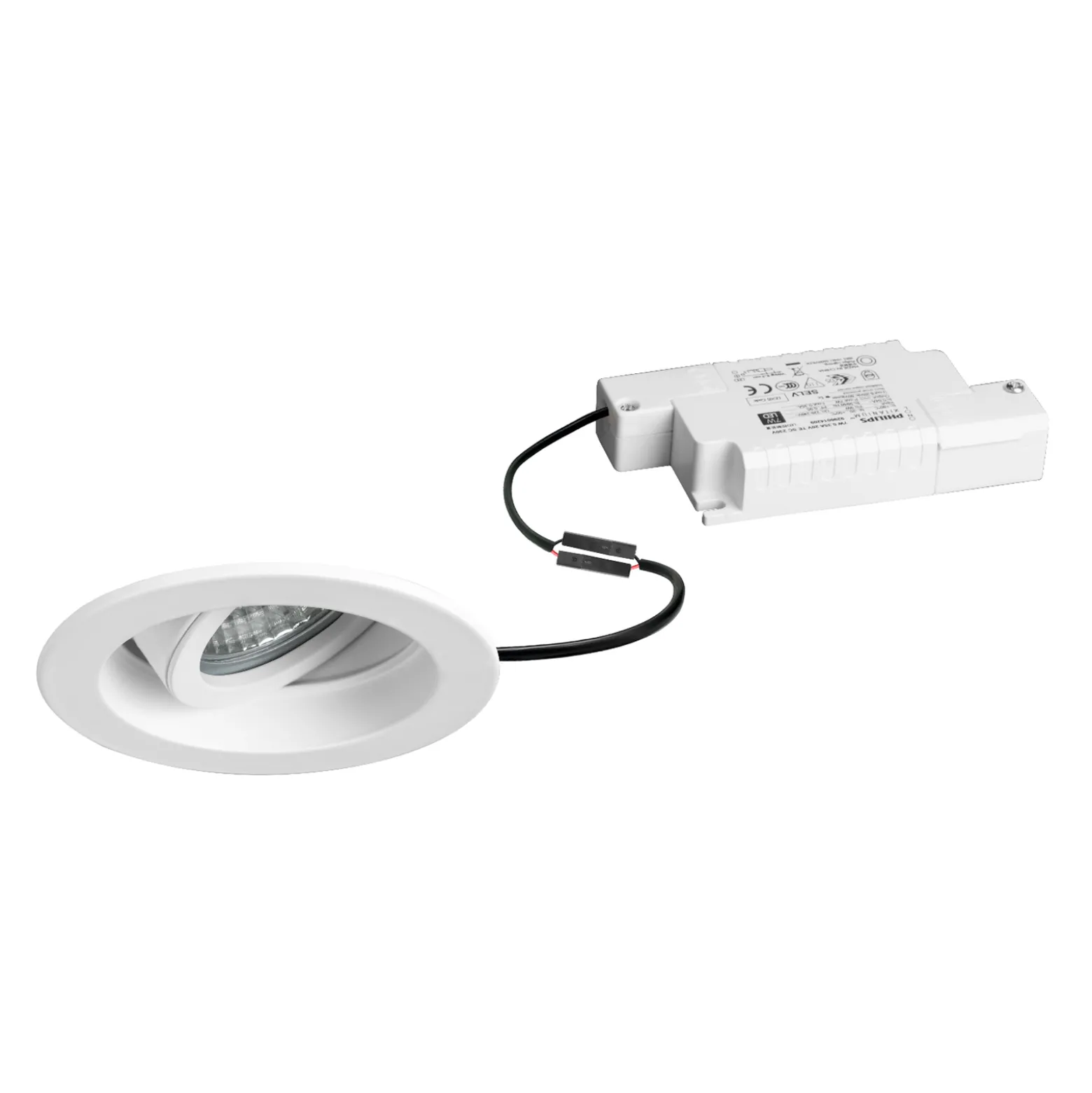 BRUMBERG Tirrel syvä LED upotettava valonheitin RC, 830, pyöreä, valkoinen