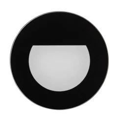 BRUMBERG Wall Kit68 -uppovalo ohut pyöreä musta
