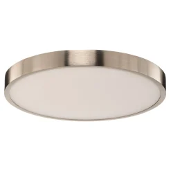 Bully LED-kattovalaisin, matta nikkeli, Ø 24 cm