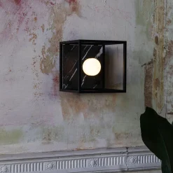 Buster + Punch Caged Wall small marmori musta