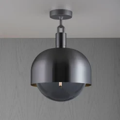 Buster + Punch haarukoitu katto Gunmetal/smoke Ø 34cm
