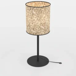 Butterburn pöytävalaisin, korkeus 47,5 cm, beige/vihreä, kangasta