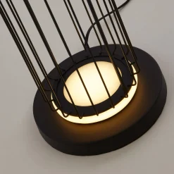 Cage-LED-lattiavalo, ristikkomuotoilu