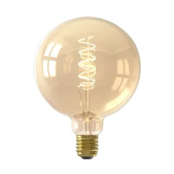 Calex E27 G125 3,8W LED-Filament Flex gold 821 dim