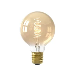 Calex E27 G80 3,8W LED filament flex 821 kulta him