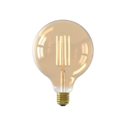 Calex E27 G80 3,5W LED filament 821 kulta, himmen.
