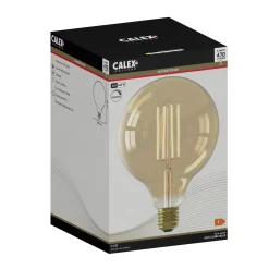 Calex E27 G125 4,5W LED-filamentti kulta 821 him.