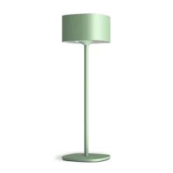 Calex LED-akku-pöytävalaisin Serino, vihreä, alumiini, 2700 K