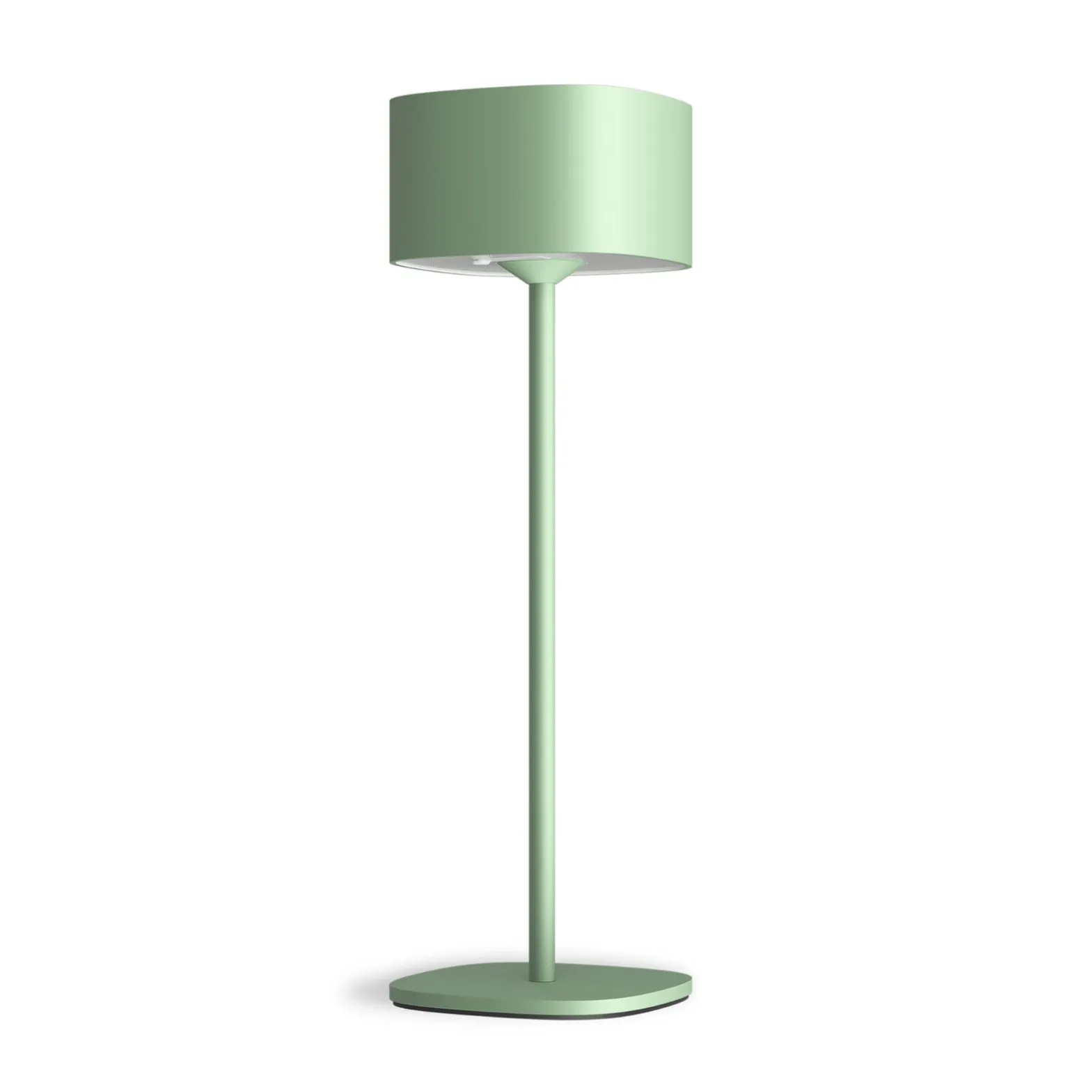 Calex LED-akku-pöytävalaisin Serino, vihreä, alumiini, 2700 K