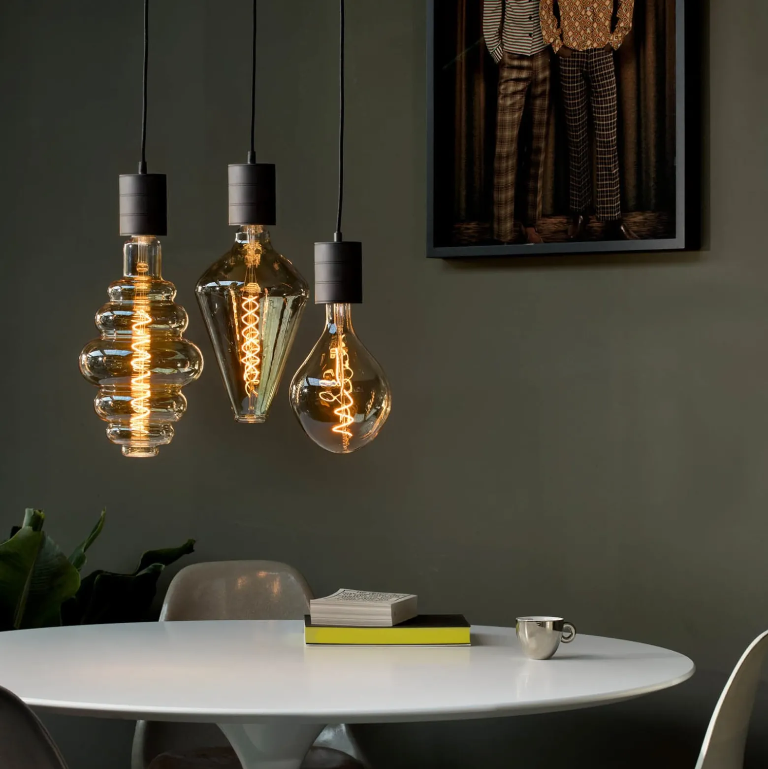 Calex LED-lamppu Organic Evo, E27, 6 W, kultainen, himmennettävä