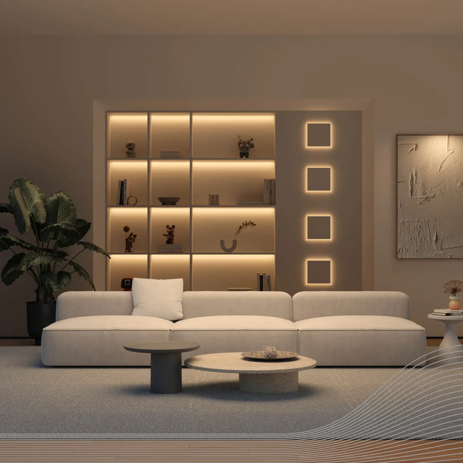 Calex LED-Strip Vibey, pituus 2 m, pistoke, kaukosäädin, CCT
