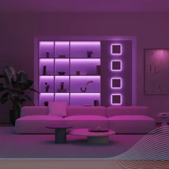 Calex LED-Strip Vibey, pituus 5 m, pistotulppa, kaukosäädin, RGB, CCCT