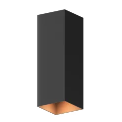 Calex LED-ulkoseinävalaisin suorakulmio ylös/alas korkeus 23cm musta
