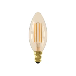 Calex Smart E14 B35 kynttilä 4.9W 1800-3000K himmeä kultaa