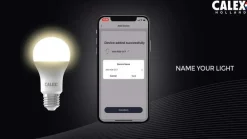 Calex Smart E14 B35 kynttilä 4.9W 1800-3000K himmeä kultaa