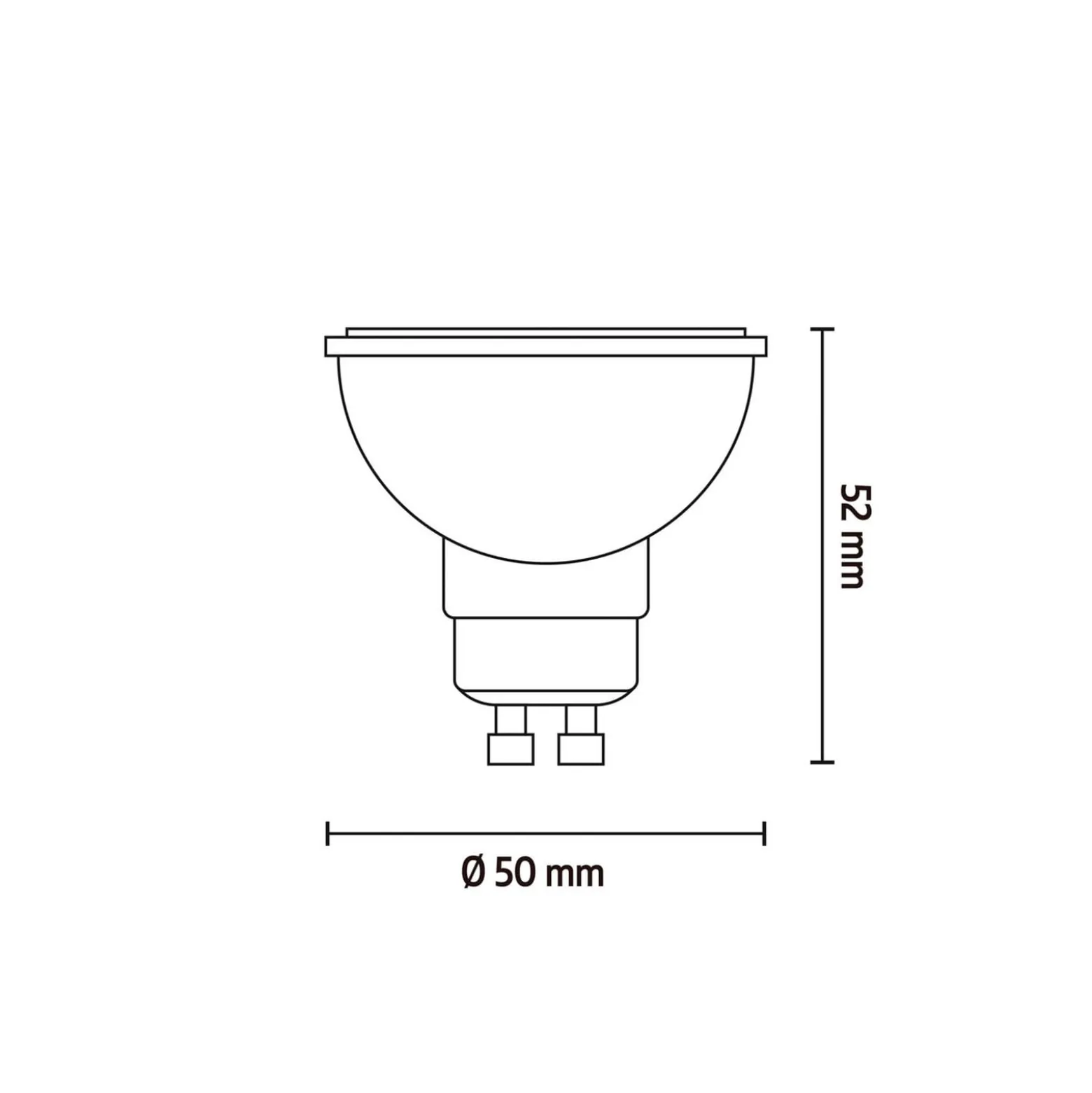 Calex Smart LED-heijastin GU10 4.9W CCT RGB CCT RGB