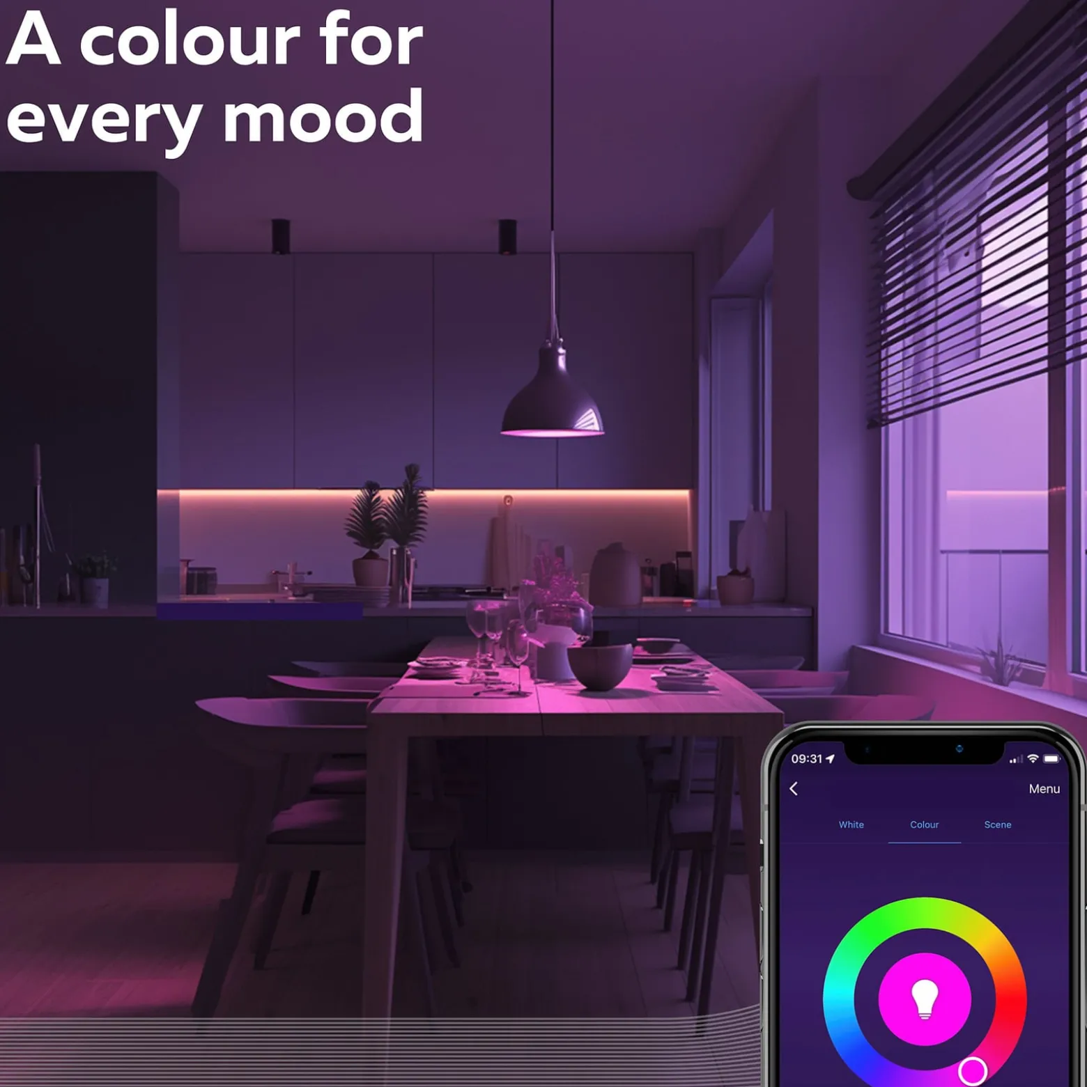 Calex Smart LED-heijastin GU10 4.9W CCT RGB CCT RGB