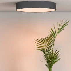 Calex Smart LED-kattovalaisin Fabric, Ø 30 cm, RGBW, himmennettävä