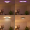 Calex Smart LED-kattovalaisin HALO Ø 30 cm musta IP54 RGB CCT