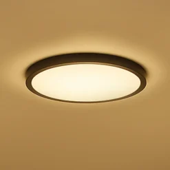 Calex Smart LED-kattovalaisin HALO Ø 30 cm musta IP54 RGB CCT