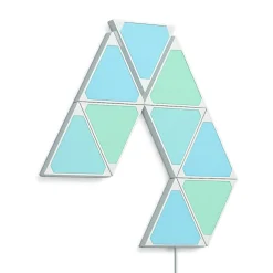 Calex Smart LED-seinävalaisin TRIANGLES, 9-osainen, RGBW, himmennettävä
