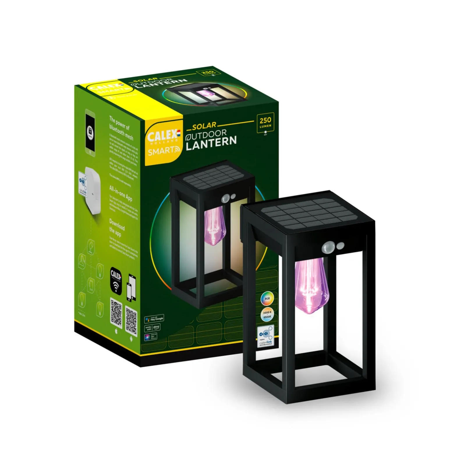 Calex Smart Outdoor aurinkolamppu, anturi, RGBW