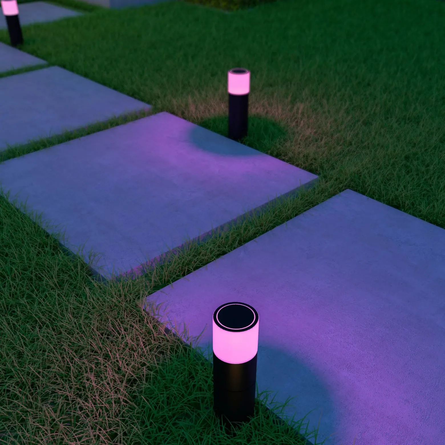 Calex Smart Outdoor Gardenpost RGBW jalkalistavalo
