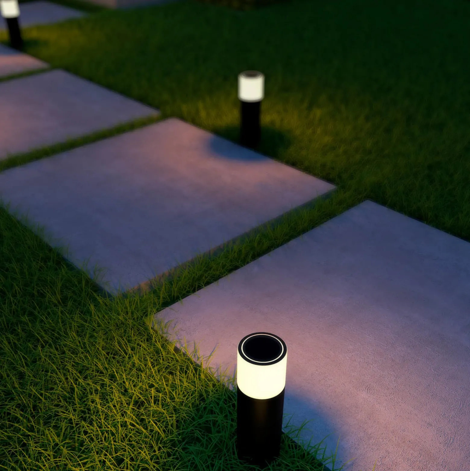 Calex Smart Outdoor Gardenpost RGBW jalkalistavalo