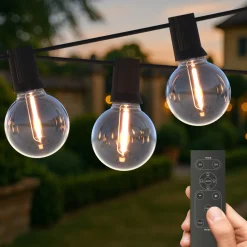Calex Solar LED-valoketju Vista, pituus 10 metriä, IP44