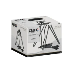 Calex Tripod -pöytävalaisin, musta