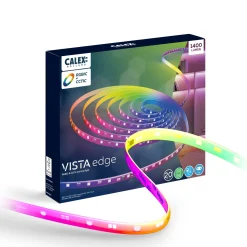 Calex Vista LED-nauha, pituus 20 m, RGB, CCT-kaukosäädin