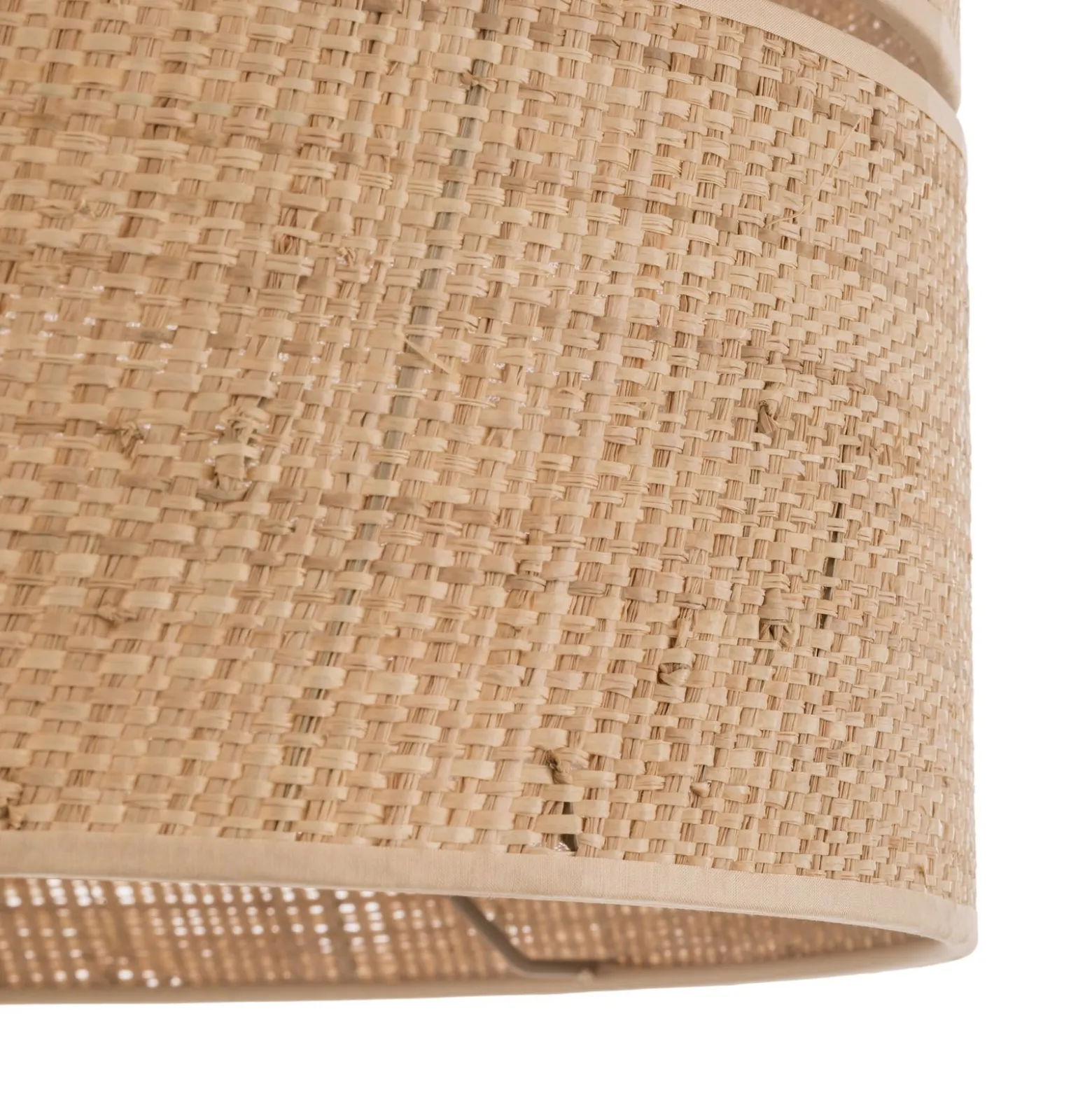 Calma-lattiavalaisin, beige, rami, korkeus 159 cm, E27