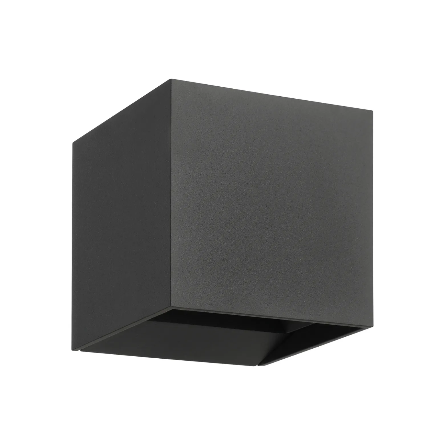 Calpino 3 -LED-ulkoseinälamppu, antrasiitti, leveys 10 cm, 2-lamppuinen