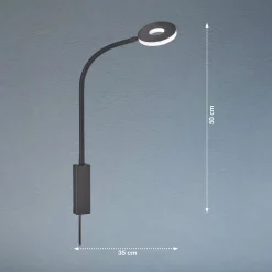Cama-LED-seinävalaisin säätövarrella
