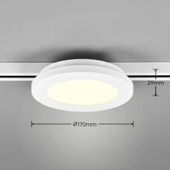 Camillus LED-kiskovalaisin DUOlineen, valkoinen, Ø 17 cm