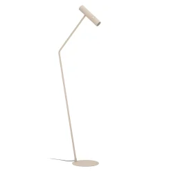 Caminia LED-lattiavalaisin, korkeus 158,5 cm, hiekanvärinen, teräs
