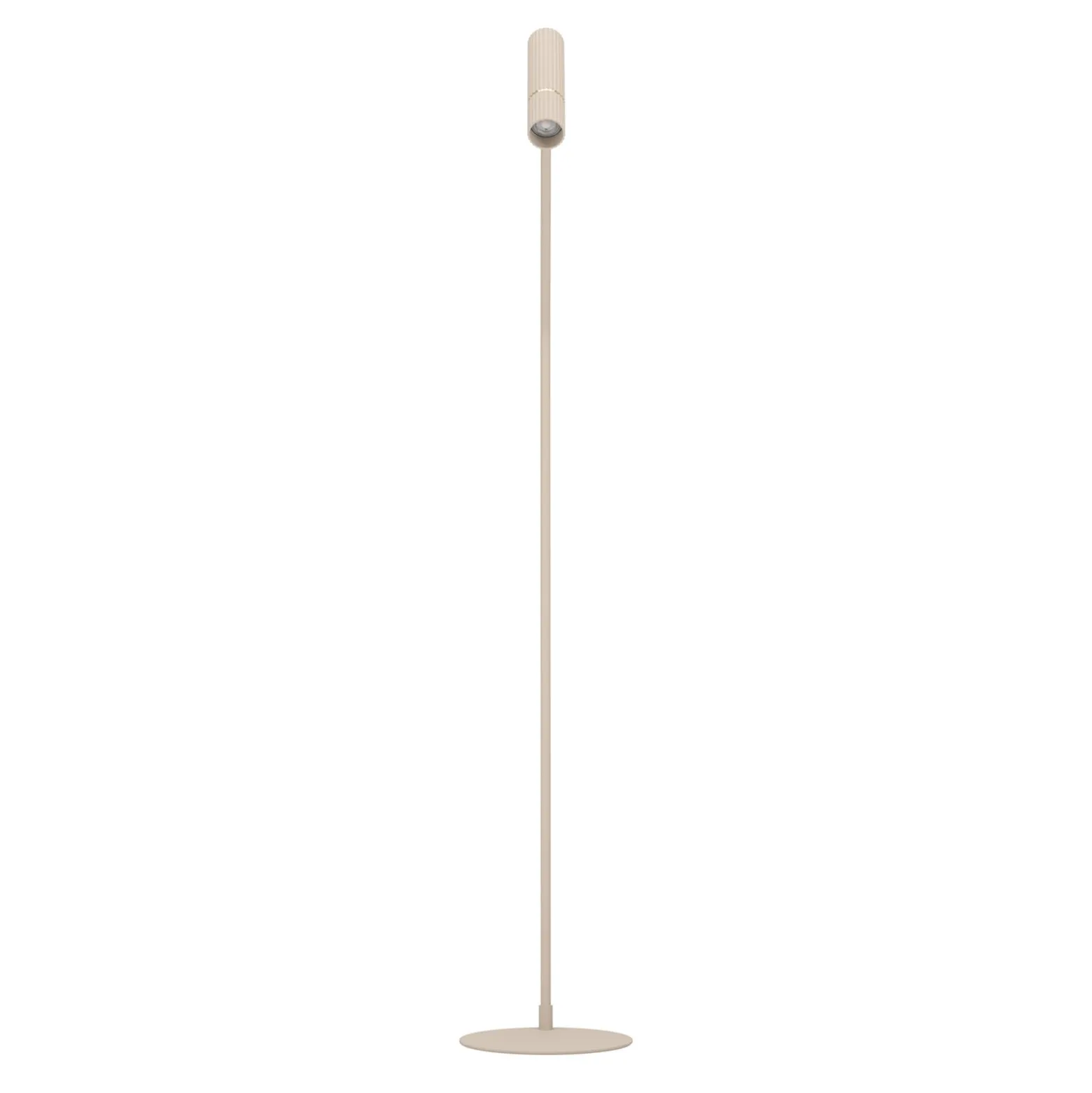 Caminia LED-lattiavalaisin, korkeus 158,5 cm, hiekanvärinen, teräs