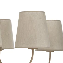 Candi-kattokruunu, beige/hiekka, 6-lamppuinen, Ø 85 cm, E27