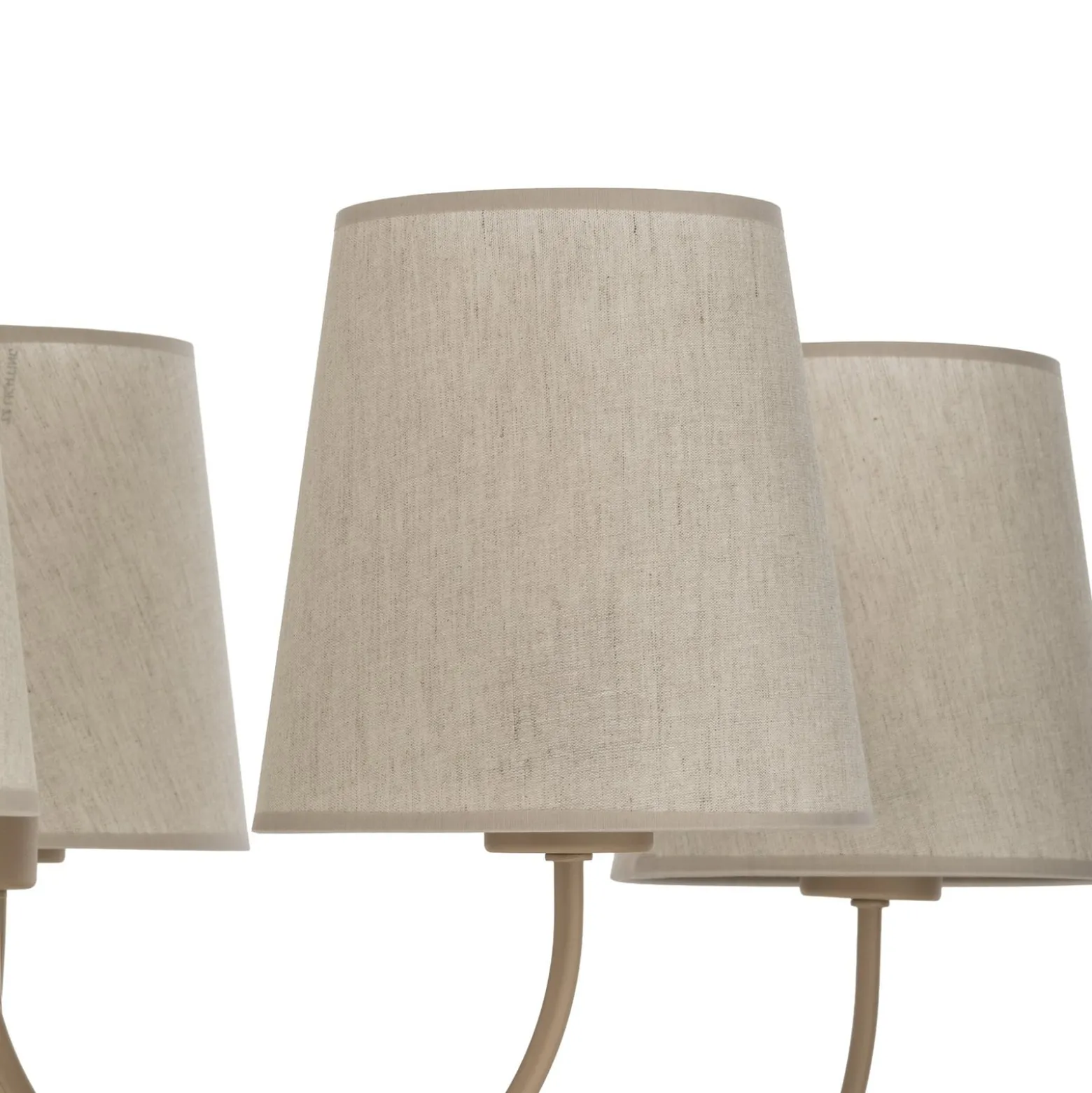 Candi-kattokruunu, beige/hiekka, 6-lamppuinen, Ø 85 cm, E27