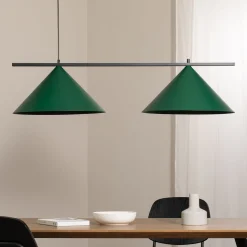 Capital-riippuvalaisin, vihreä, 2-valoinen, Ø 46 cm, GX53