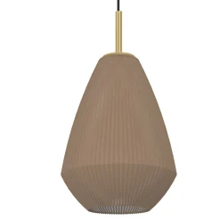 Caprarola riippuvalaisin, pituus 90 cm, hiekanvärinen, 3-valo, lasia