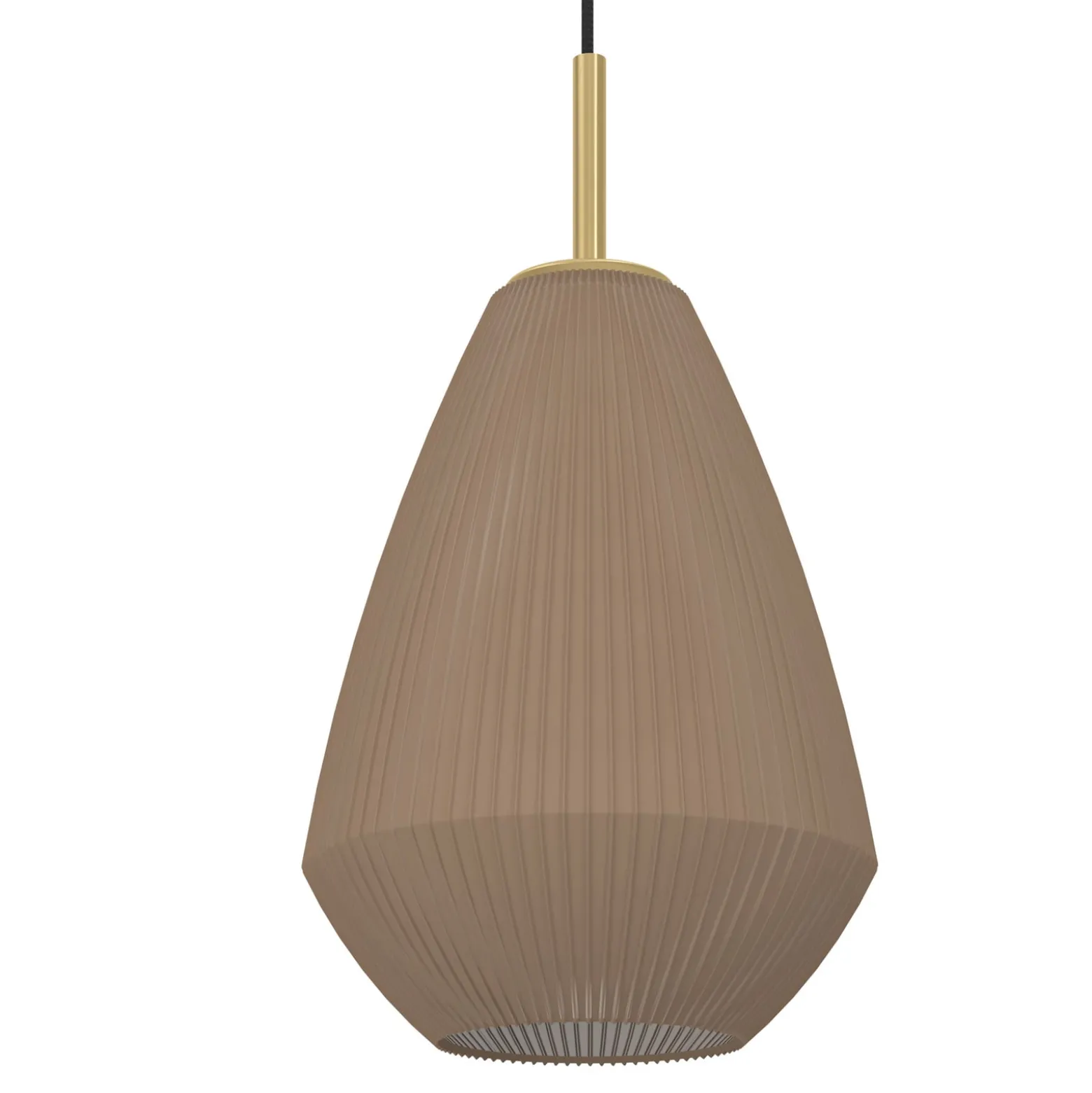 Caprarola riippuvalaisin, pituus 90 cm, hiekanvärinen, 3-valo, lasia